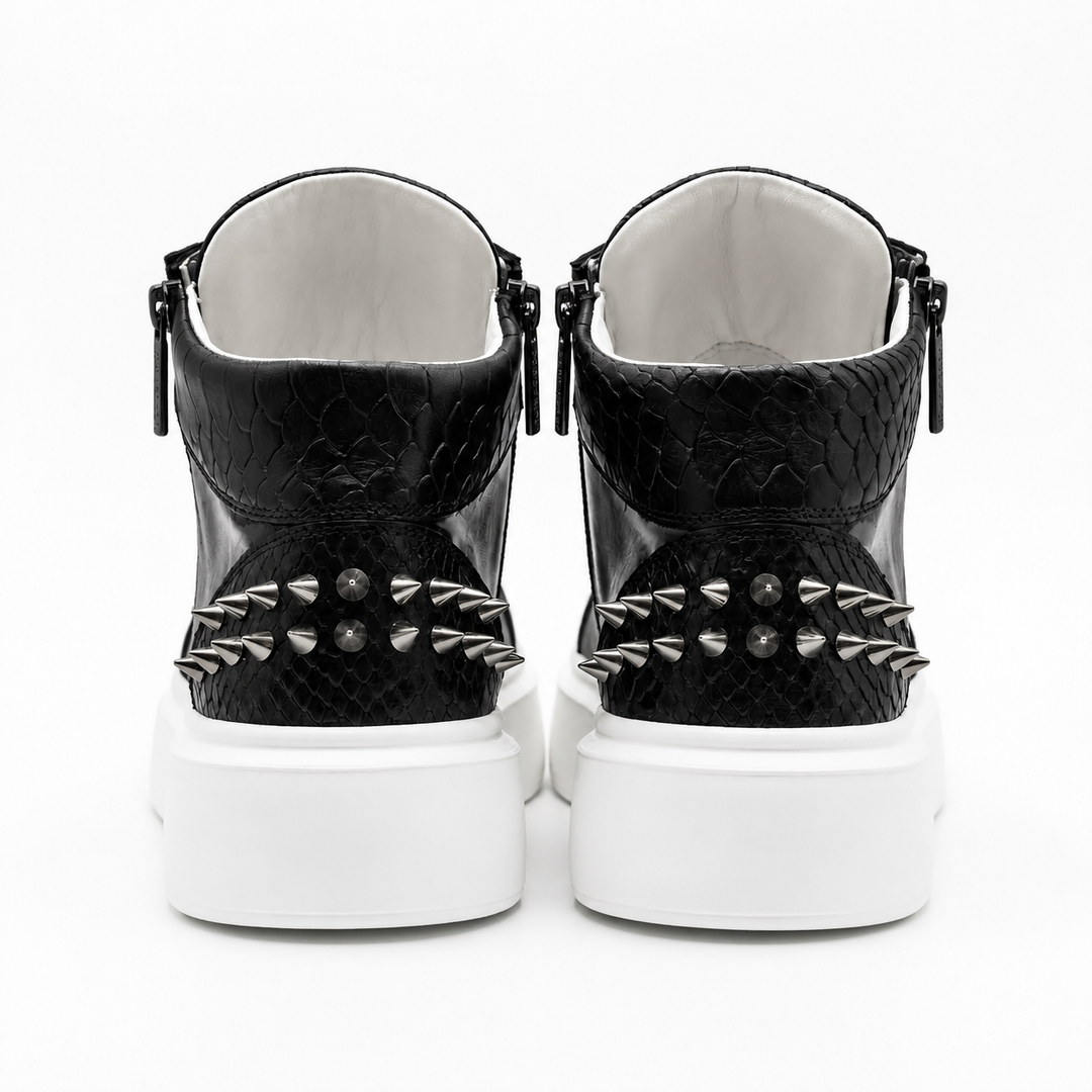 Sneakers Hi-Top, Piele, Rebel Spike