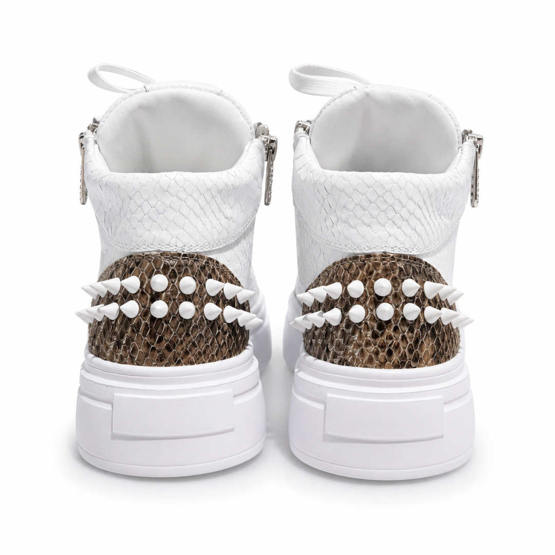 Sneakers Hi-Top, Piele, Steel Reign