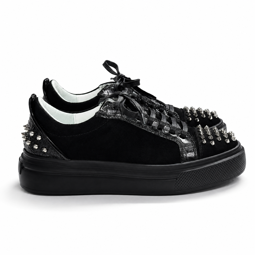 Sneakers Low-Top, Piele, Midnight Spike