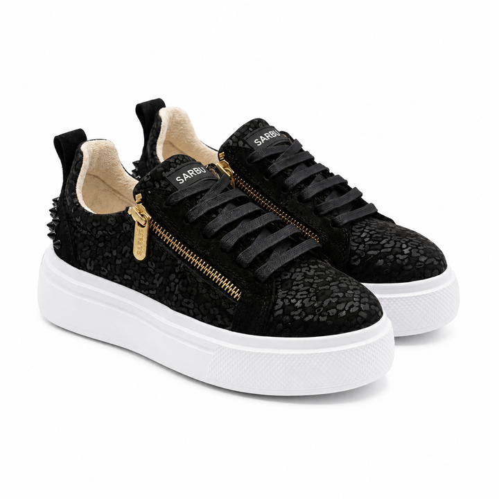 Sneakers Low-Top, Piele, Dark Luxe