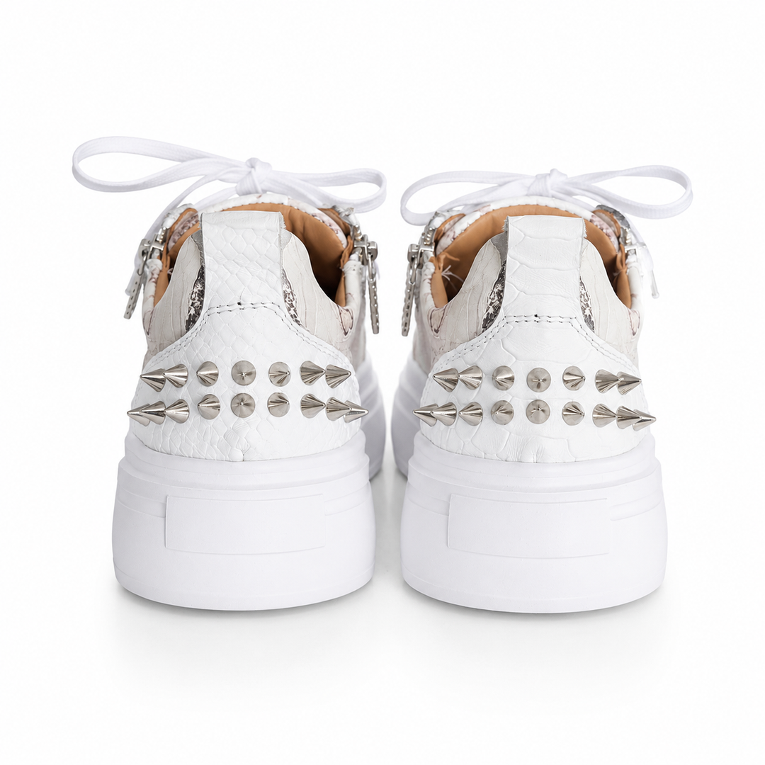 Sneakers Low-Top, Piele, Marble Frost