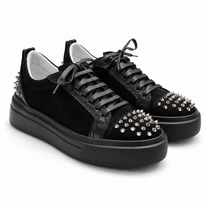Sneakers Low-Top, Piele, Midnight Spike