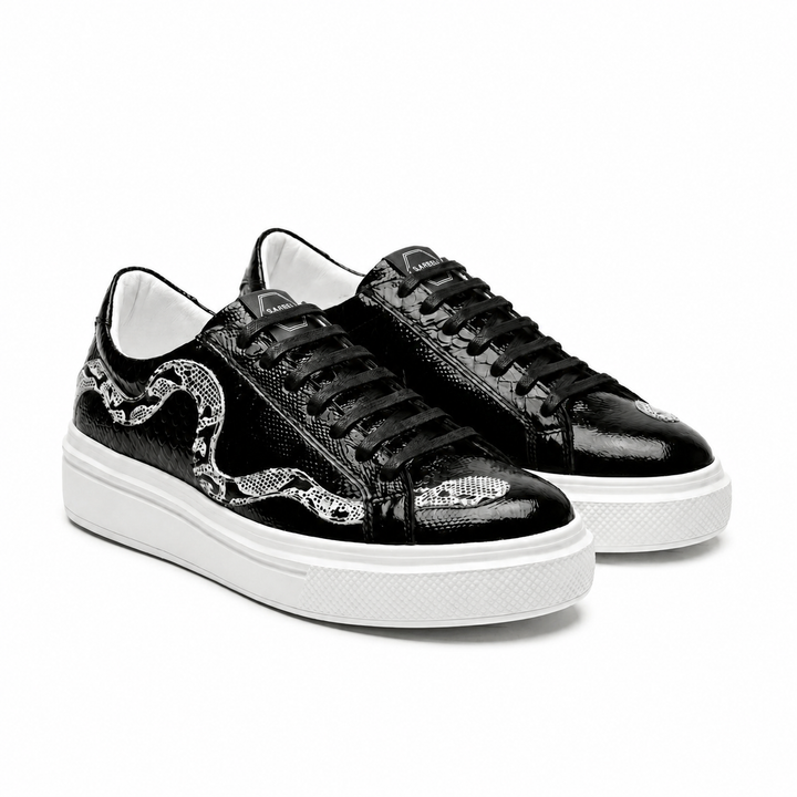 Sneakers Low-Top, Piele, Viper Mono