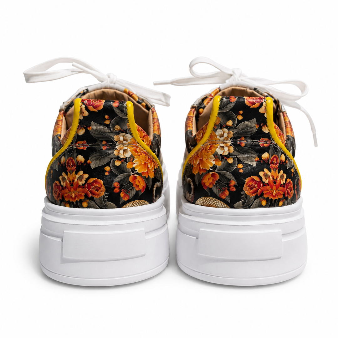 Sneakers Low-Top, Piele, Orange Blossom
