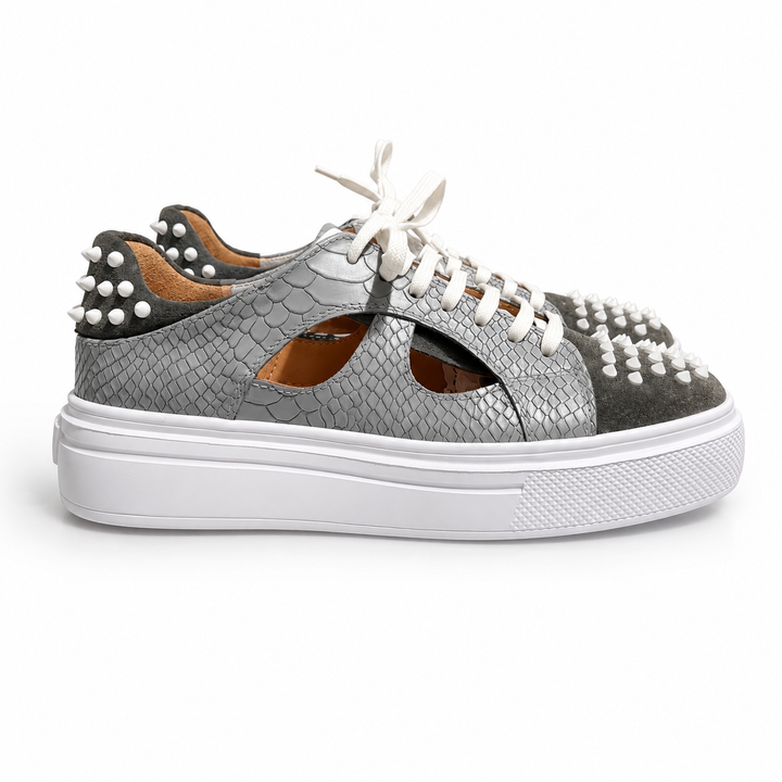 Sneakers Low-Top, Piele, Carbon Drift