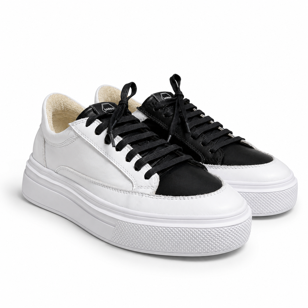 Sneakers Low-Top, Piele, Something BW
