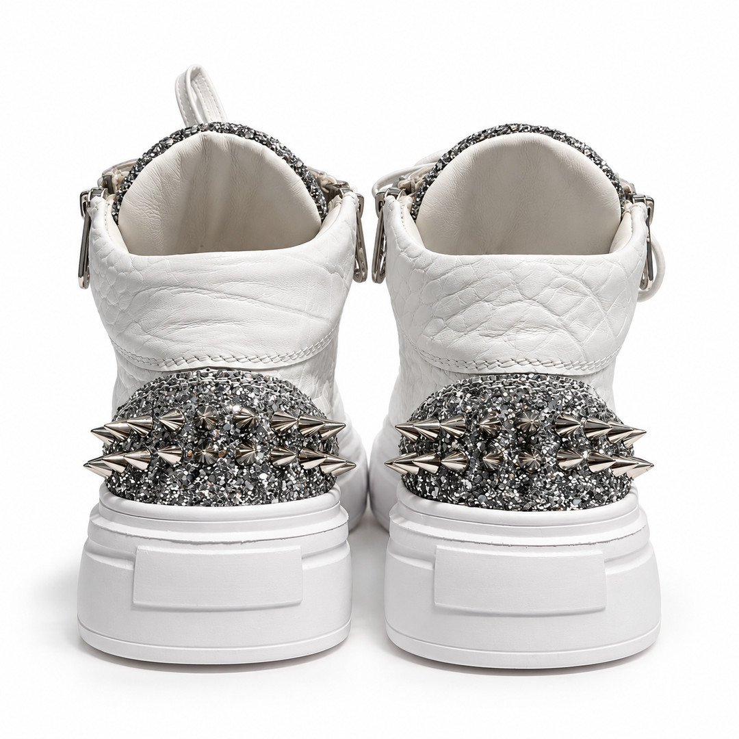 Sneakers Hi-Top, Piele, Diamond Frost