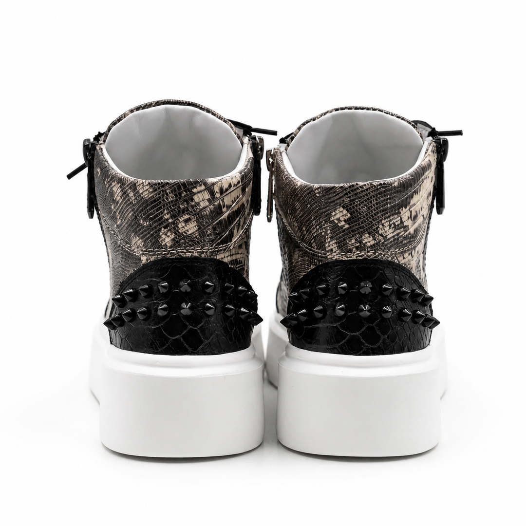 Sneakers Hi-Top, Piele, Iguana Reign