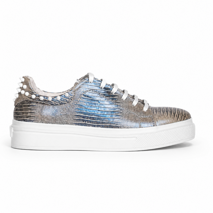 Sneakers Low-Top, Piele, Blue Reflection