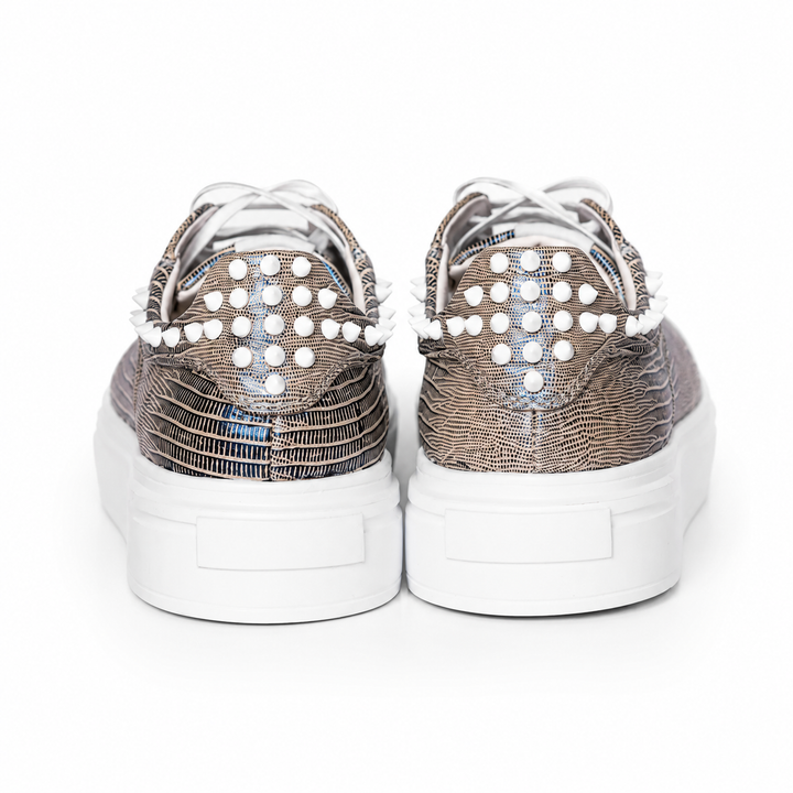 Sneakers Low-Top, Piele, Blue Reflection