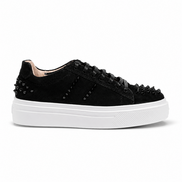Sneakers Low-Top, Piele, Studded Suede