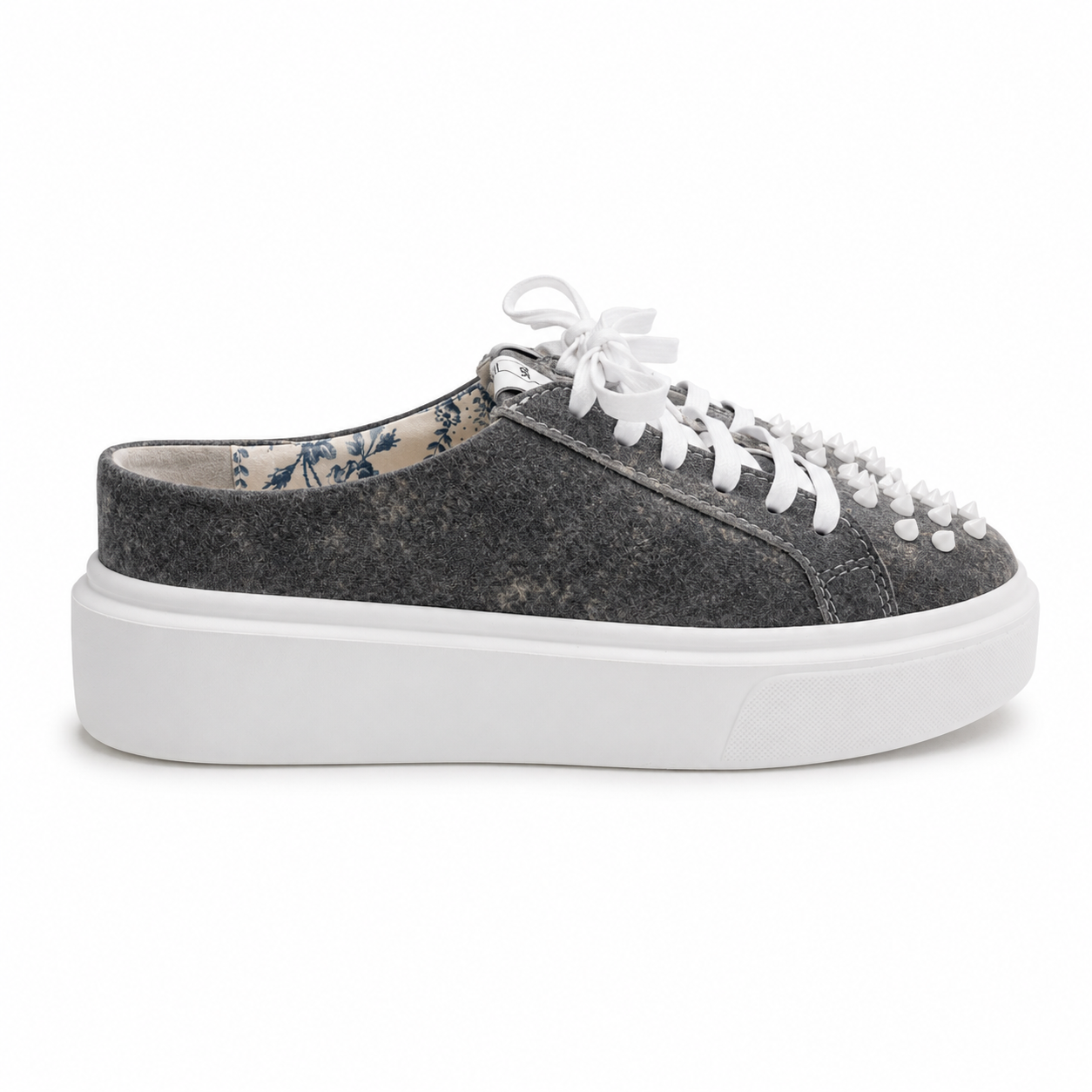 Mule Sneakers, Saboți, Piele, Vintage Ash