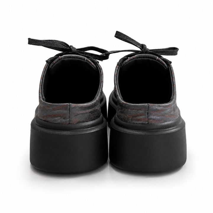 Mule Sneakers, Saboți, Piele, Volcanic Wood