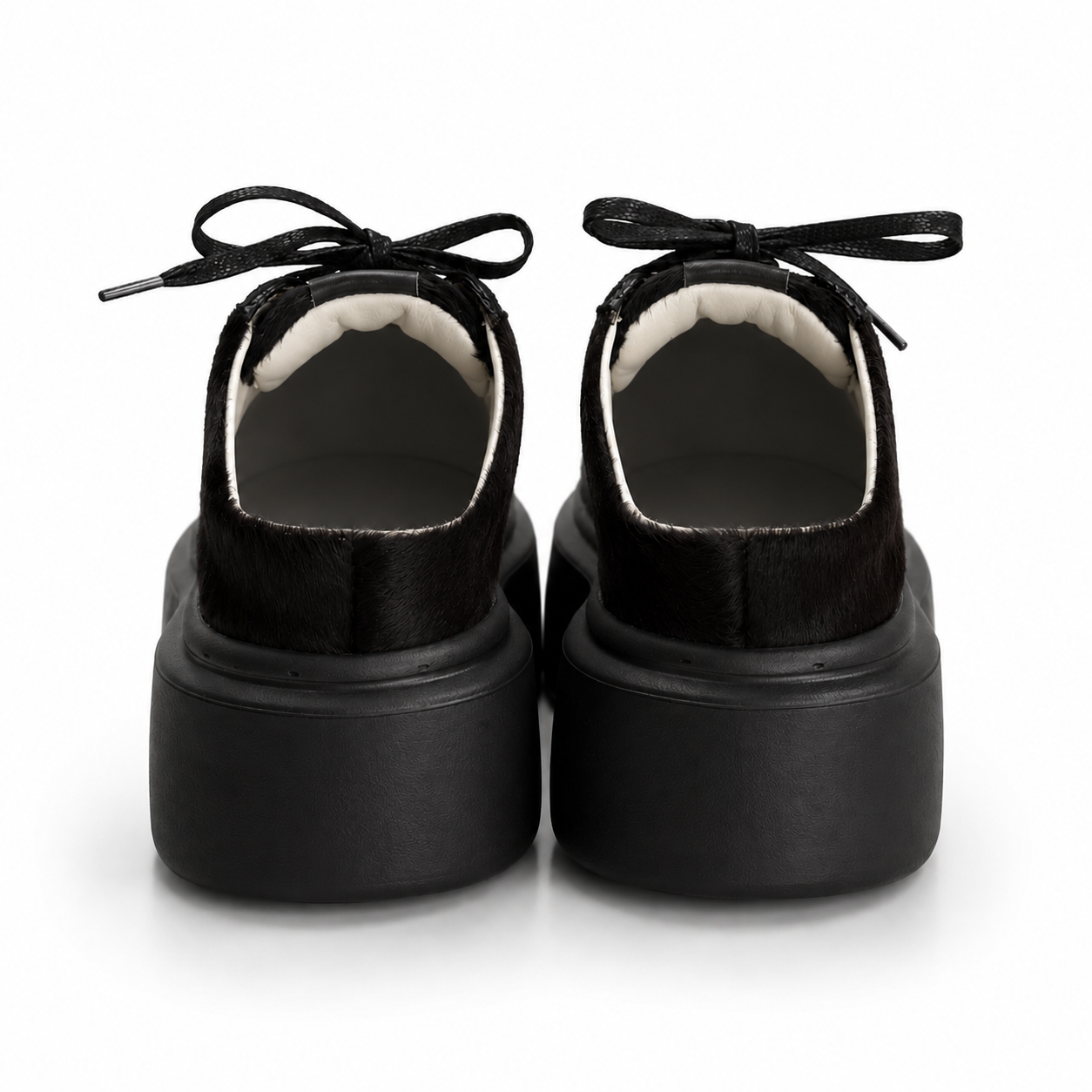 Mule Sneakers, Saboți, Piele, Pony Espresso