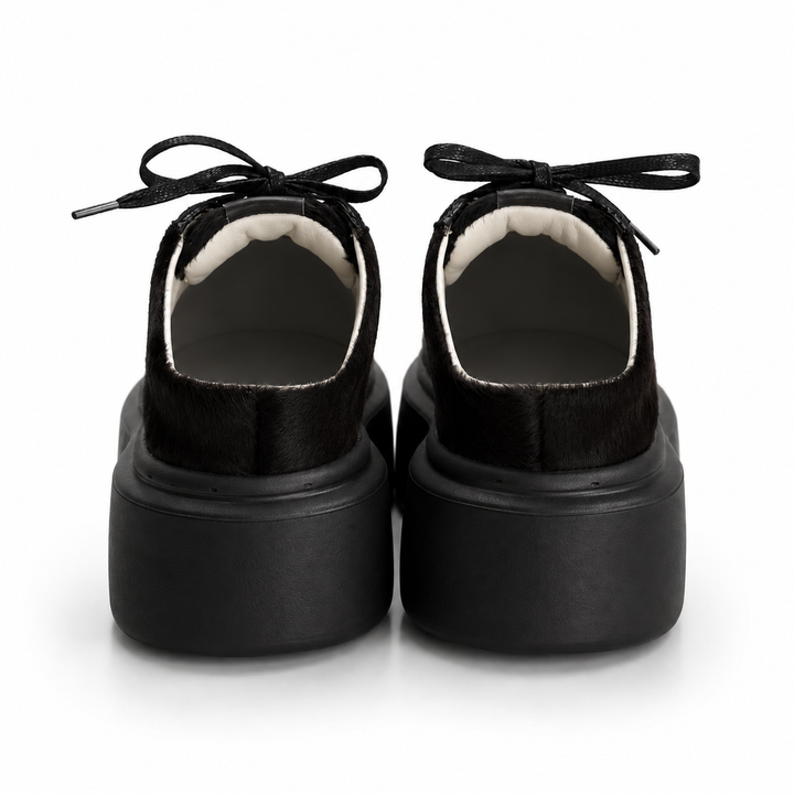 Mule Sneakers, Saboți, Piele, Pony Espresso