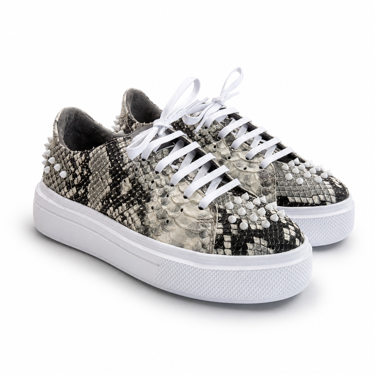 Sneakers Low-Top, Piele, Arctic Python