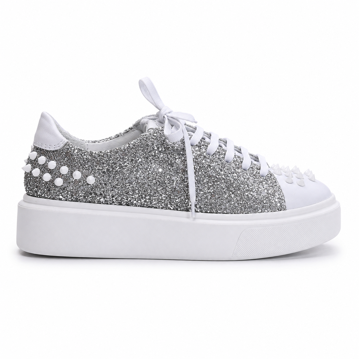 Sneakers Low-Top, Piele, Crystal Ice
