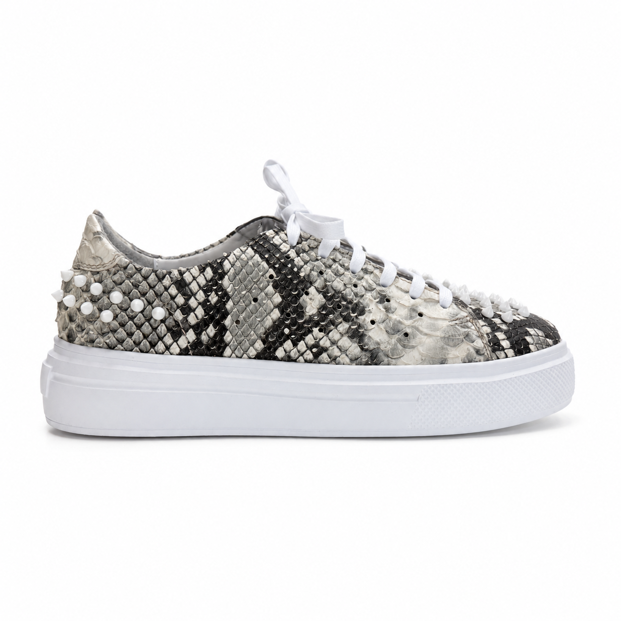 Sneakers Low-Top, Piele, Arctic Python