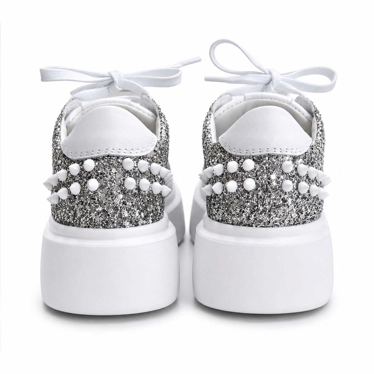 Sneakers Low-Top, Piele, Crystal Ice