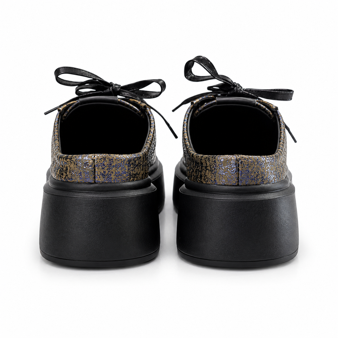 Mule Sneakers, Piele, Midnight Bronze