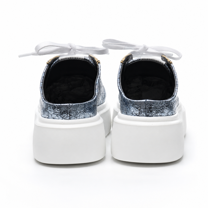 Mule Sneakers, Saboți, Piele, Ice Storm