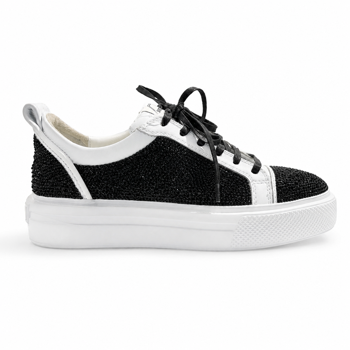 Sneakers Low-Top, Piele, Cristale, Eclipse Crystal