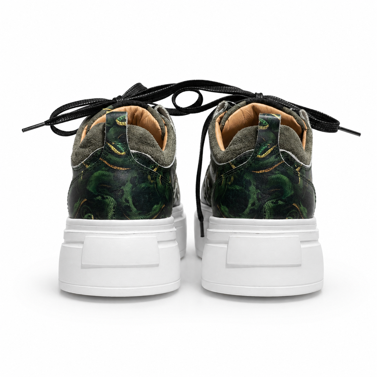Sneakers Low-Top, Piele, Green Viper
