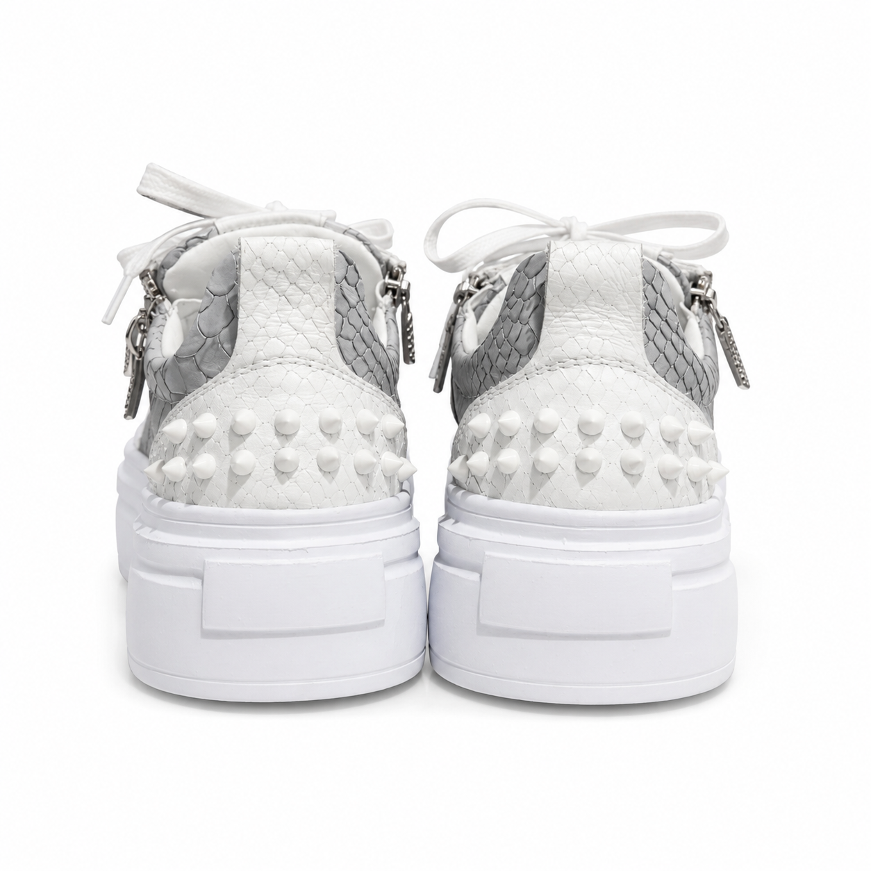 Sneakers Low-Top, Piele, Arctic Grey
