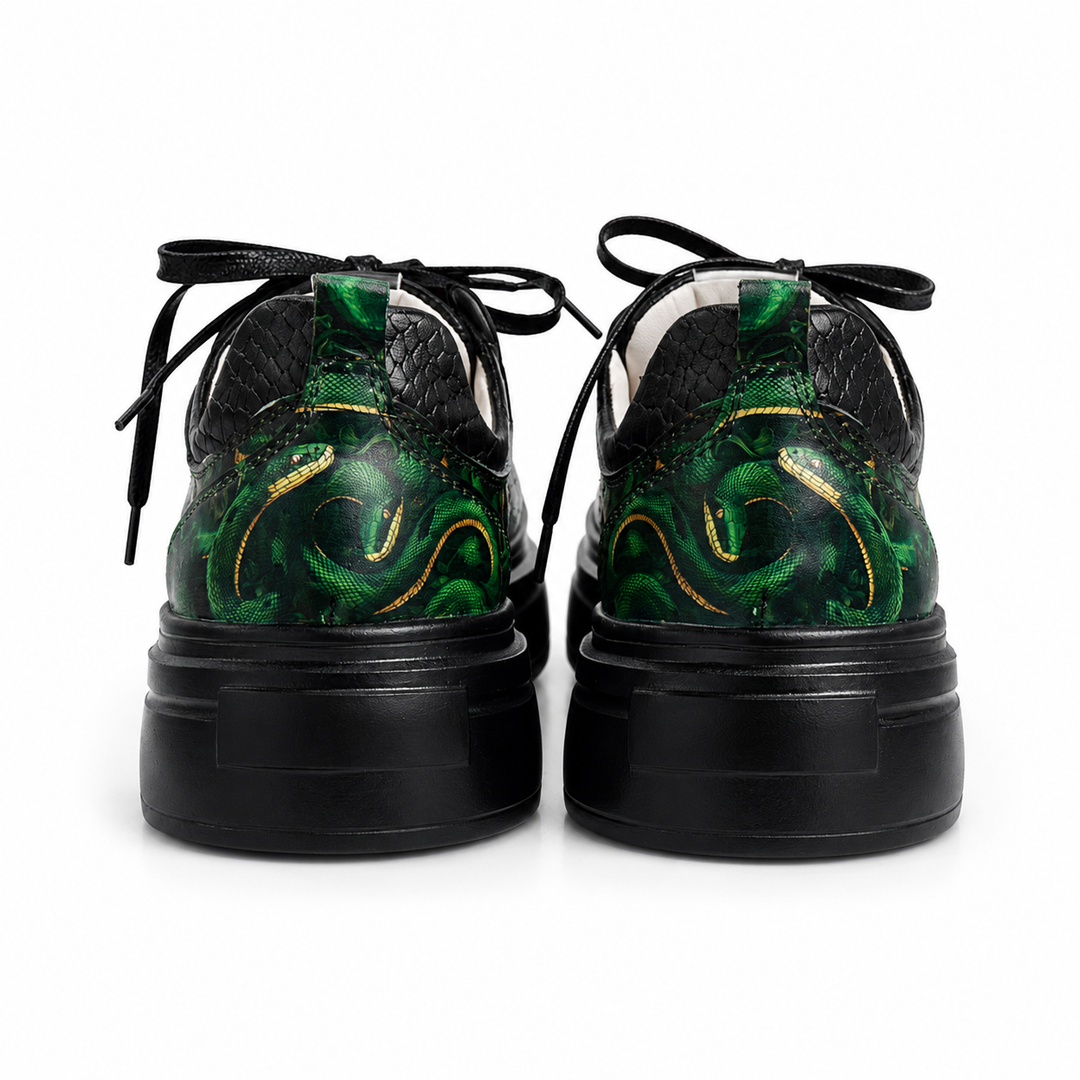 Sneakers Low-Top, Piele, Emerald Viper