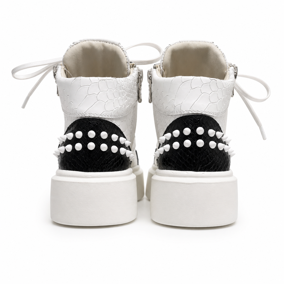 Sneakers Hi-Top, Piele, Crown Peak