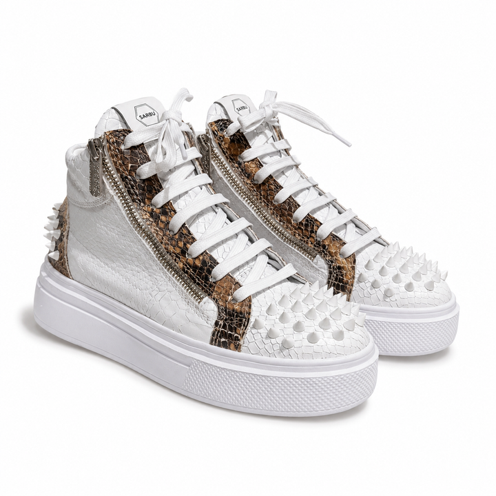 Sneakers Hi-Top, Piele, Steel Reign