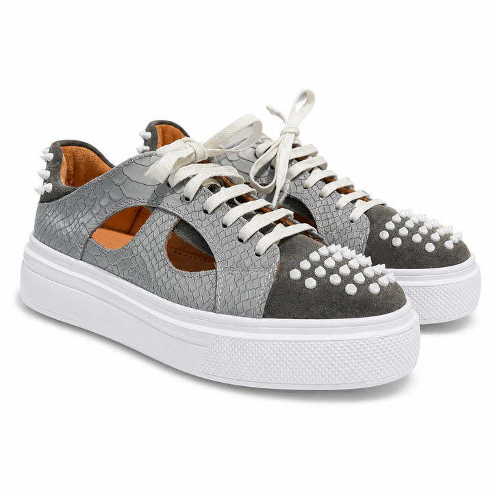 Sneakers Low-Top, Piele, Carbon Drift
