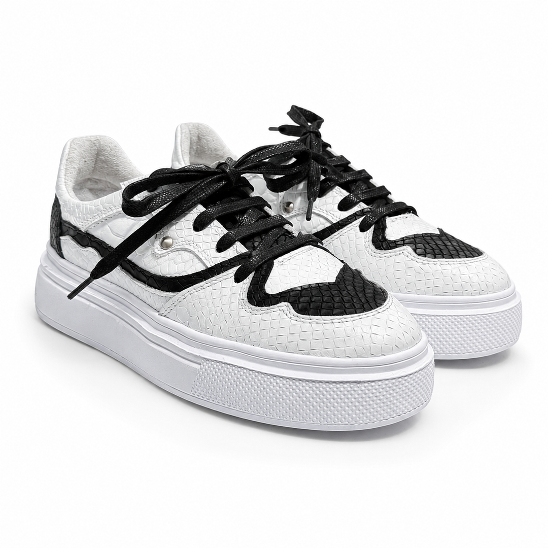 Sneakers Low-Top, Piele, BW Waves