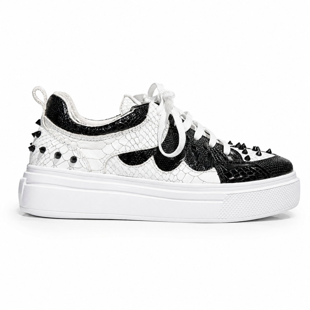 Sneakers Low-Top, Piele, Concrete Edge