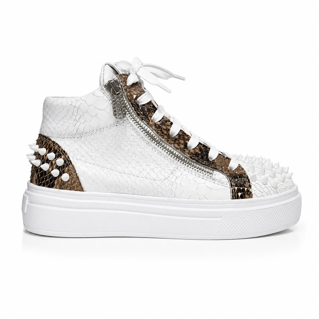 Sneakers Hi-Top, Piele, Steel Reign