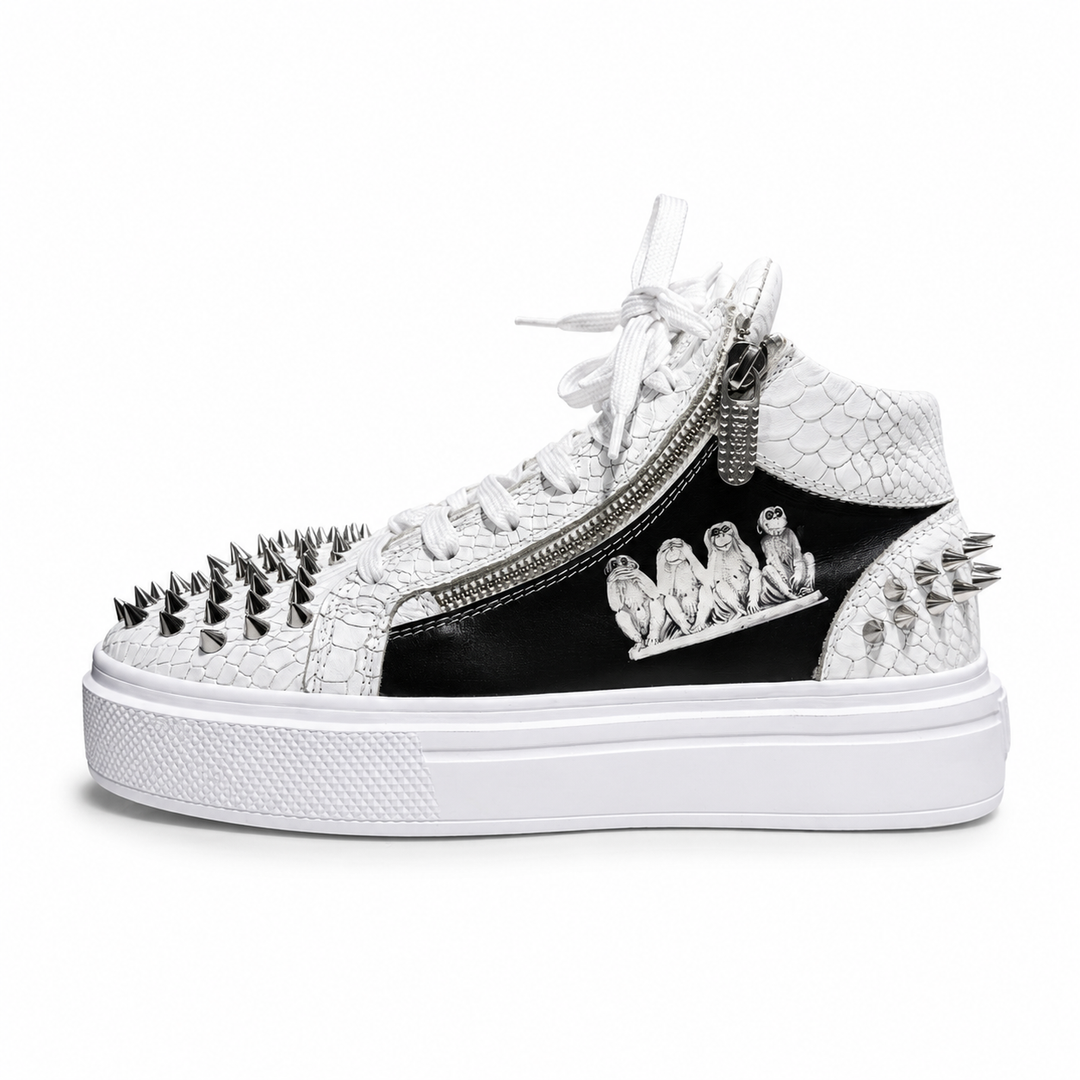 Sneakers Hi-Top, Piele, Pablo Escobar