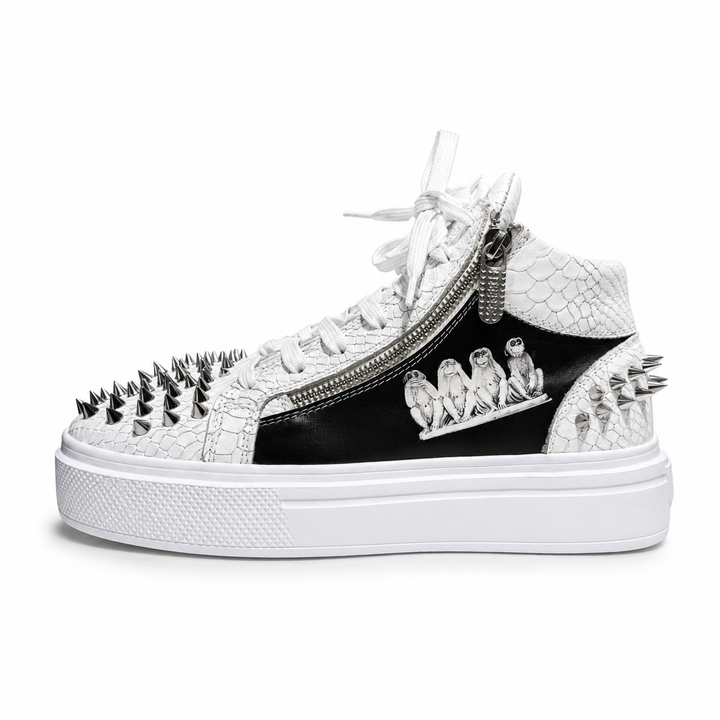 Sneakers Hi-Top, Piele, Pablo Escobar