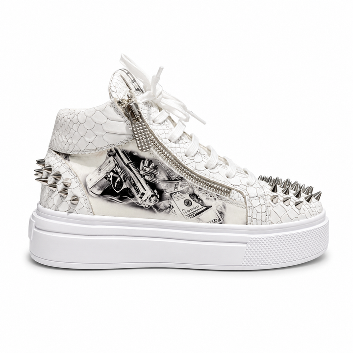Sneakers Hi-Top, Piele, Pablo Escobar