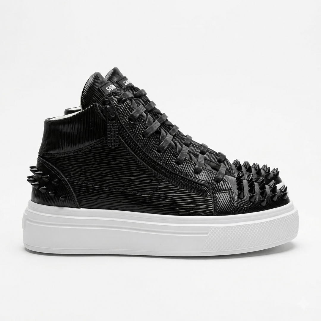 Sneakers Hi-Top, Piele, Urban Rib