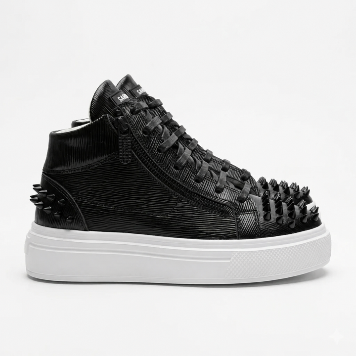 Sneakers Hi-Top, Piele, Urban Rib