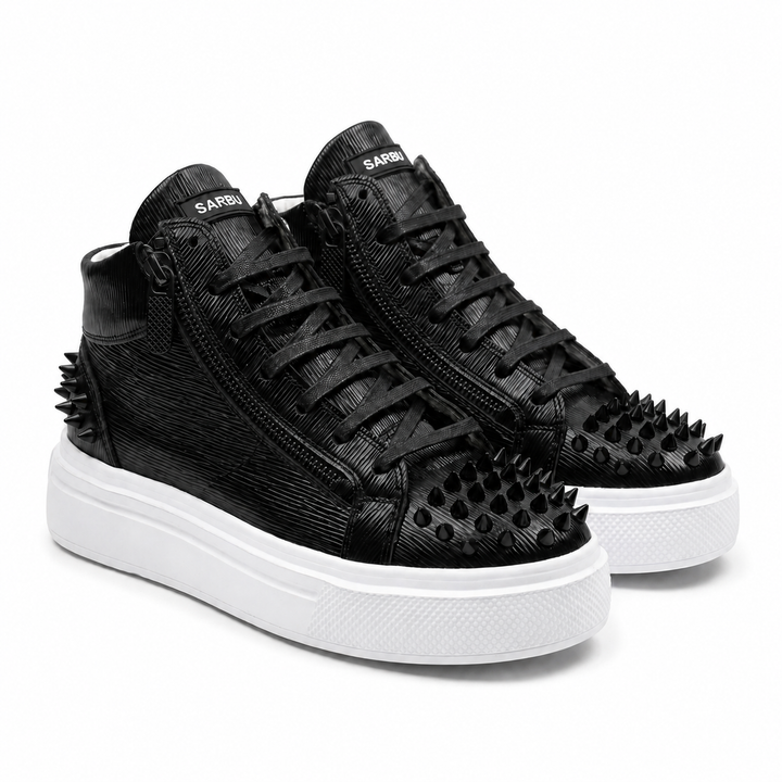Sneakers Hi-Top, Piele, Urban Rib