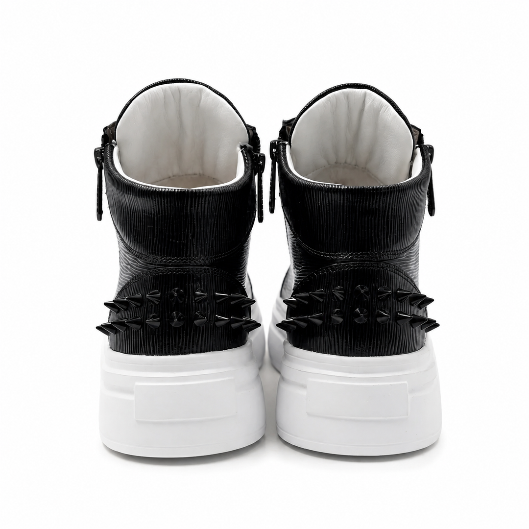 Sneakers Hi-Top, Piele, Urban Rib