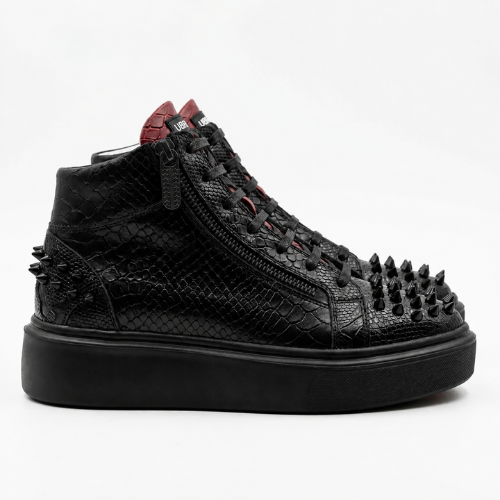 Sneakers Hi-Top, Piele, Obsidian Edge