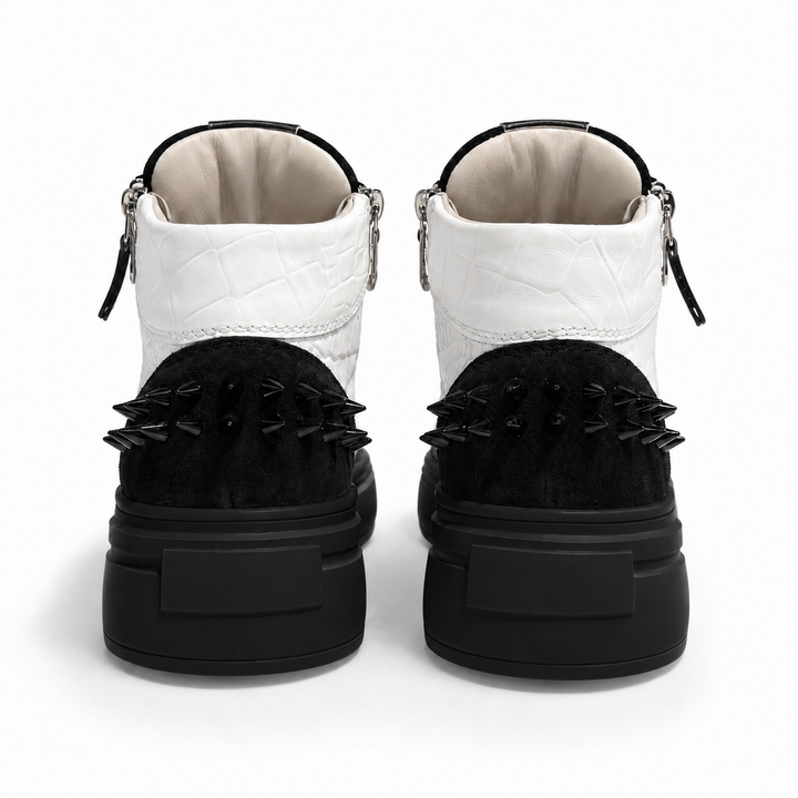 Sneakers Hi-Top, Piele, Vertex Bold