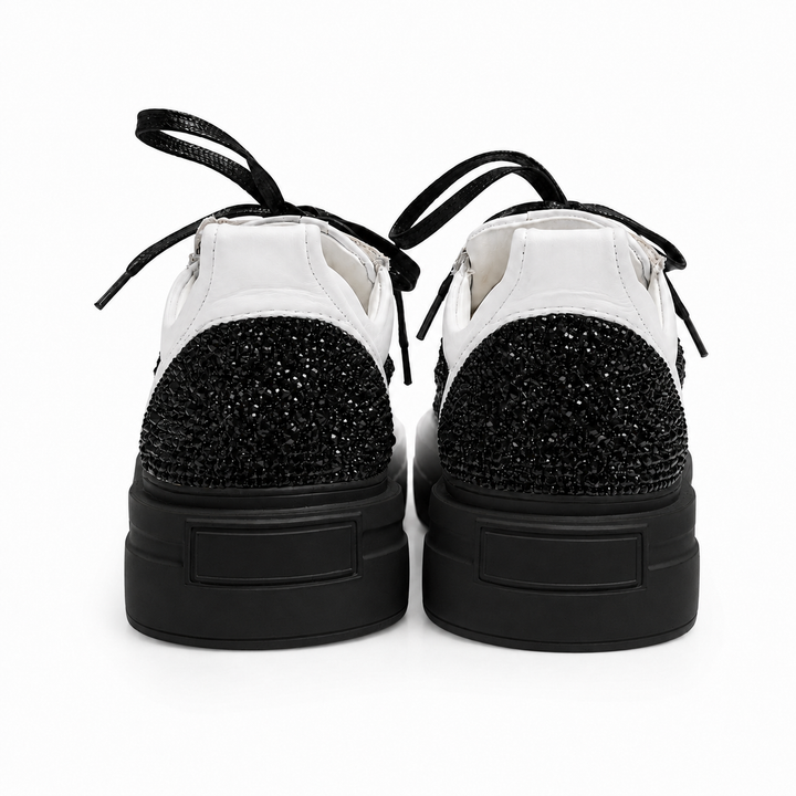 Sneakers Low-Top, Piele, Cristale, Eclipse Crystal
