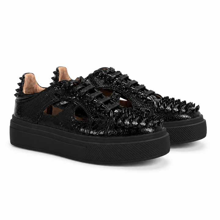 Sneakers Low-Top, Piele, Slate Motion