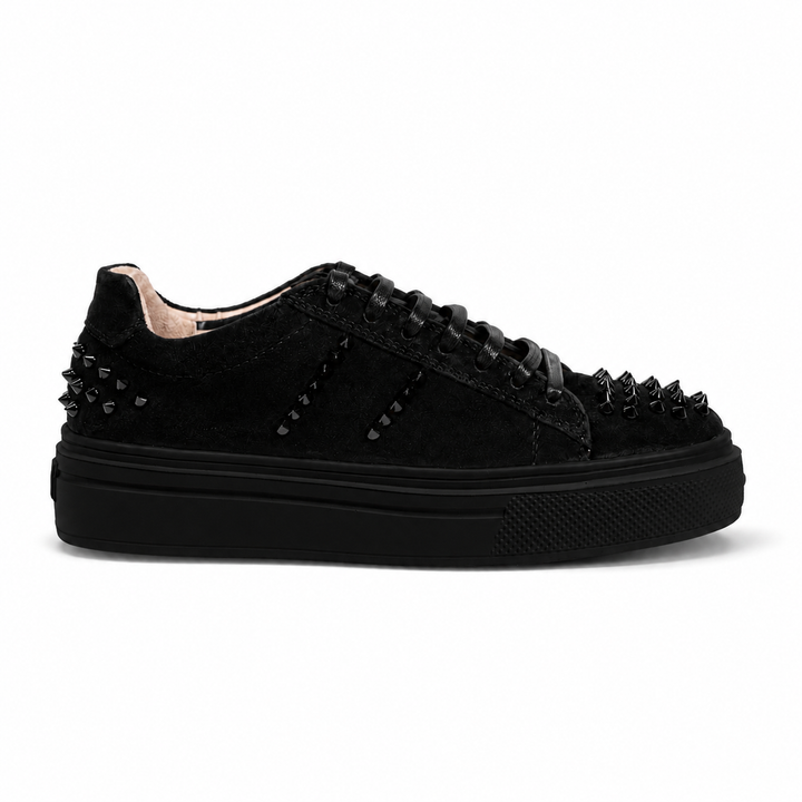 Sneakers Low-Top, Piele, Studded Suede