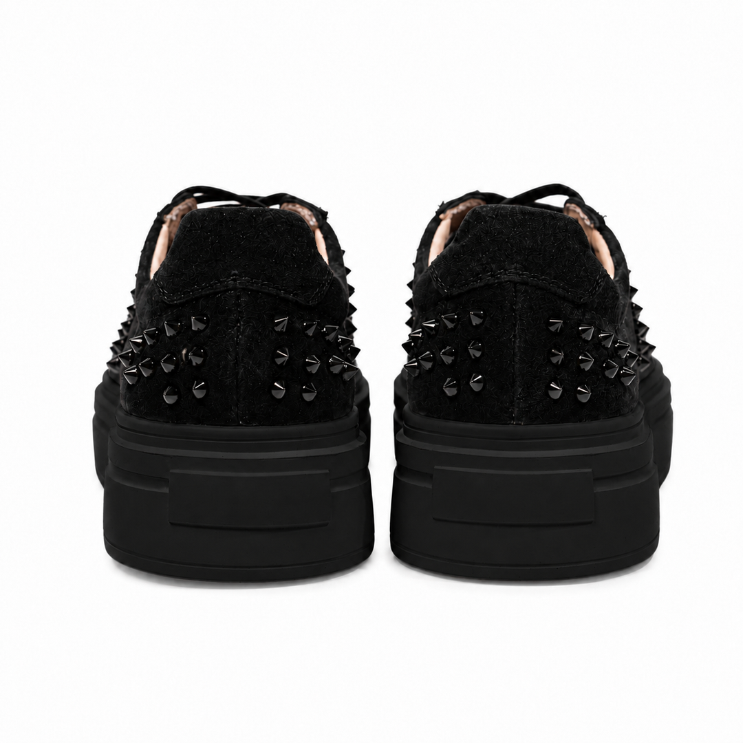 Sneakers Low-Top, Piele, Studded Suede