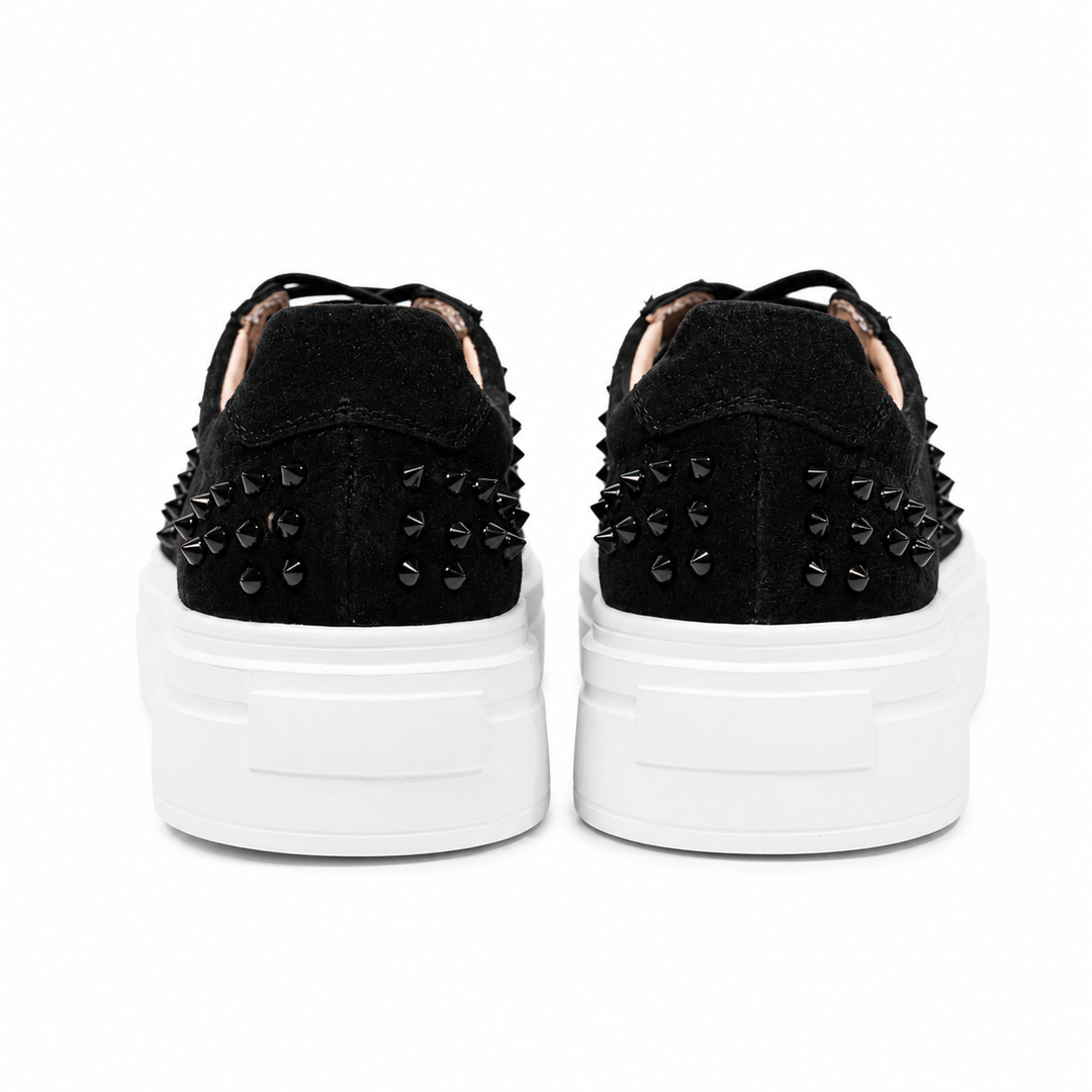 Sneakers Low-Top, Piele, Studded Suede