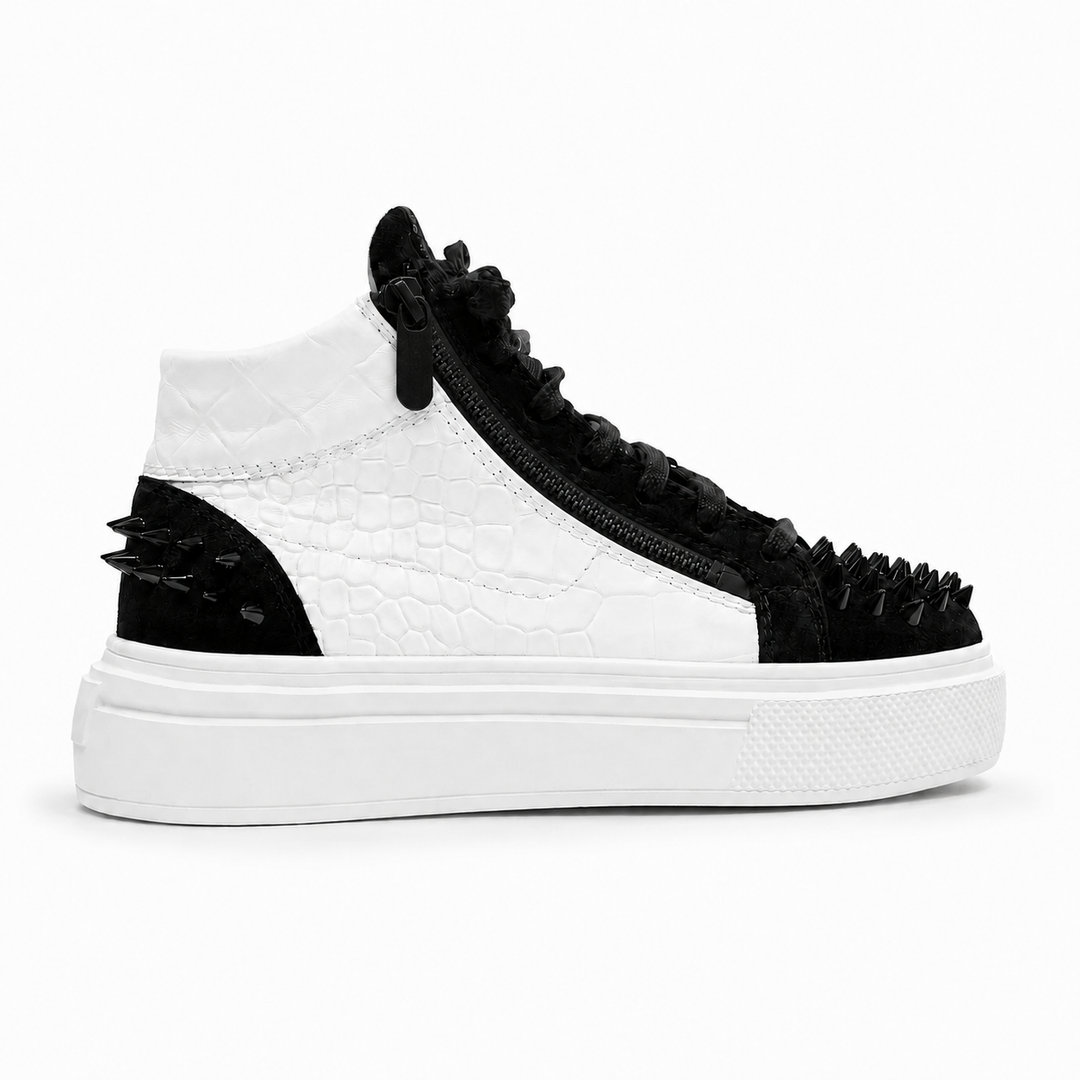 Sneakers Hi-Top, Piele, Vertex Bold